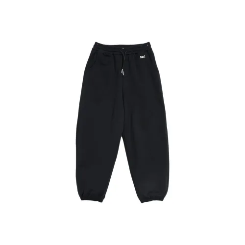SUNTOMORROW Тренировочные брюки 2025 Fall Подростки Черный