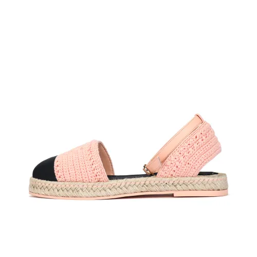 CHANEL 22A Early Autumn Espadrilles Женские Розовые