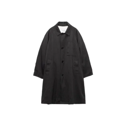 Nanamica FW25 WINDSTOPPER Single-Breasted Coat Unisex Нанамика FW25 WINDSTOPPER Однобортное пальто унисекс