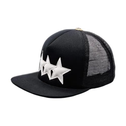 Chrome Hearts Кожа Кепки Мужской Черный