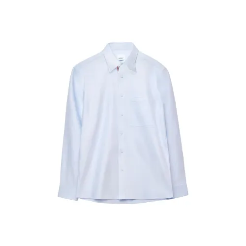 Burberry Рубашка Мужская Светло-Синяя