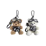 Блестящий Фотография Медведь-Коричневый+Белый, Черный Шнур