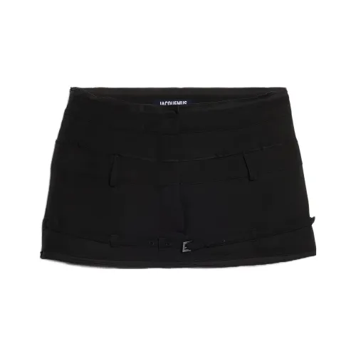 Jacquemus Повседневные короткие юбки Женские Черный