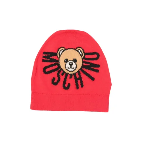 MOSCHINO Хлопок Шапки-бини Детский Красный