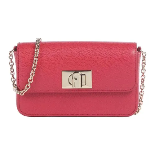 Furla Кожа Сумка через плечо Мини Женская Темно-красная