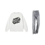 White Gray (Дымчатый Серый Джинсы)