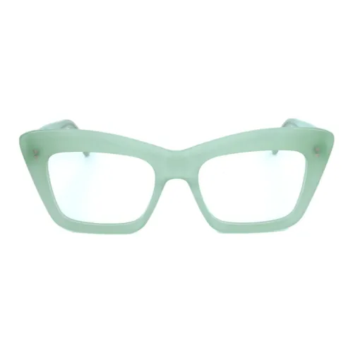 Retrosuperfuture Ацетат Кошачий глаз Оправы для очков Женские Зеленый