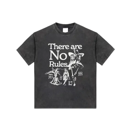 DAND Выстиранный Черный Унисекс T-рубашки