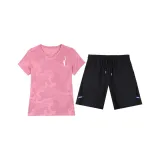 Одежда Набор (Розовый топ + Черный низ)