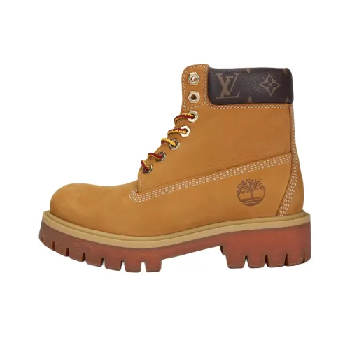 Timberland x LOUIS VUITTON Короткий ботинок Martin Мужской Коричневый