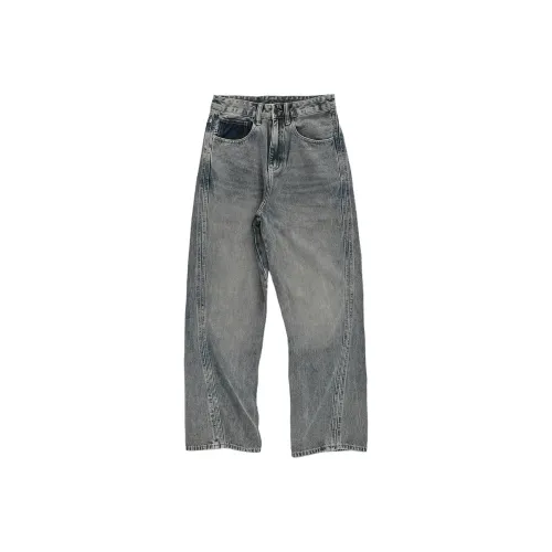 MAREA VESUVIO Серый Зеленый Мужские Джинсы