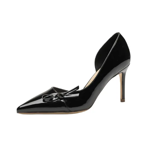 Lanza Французский Изящный Бант Элегантность Узкий каблук Высокие каблуки Женские