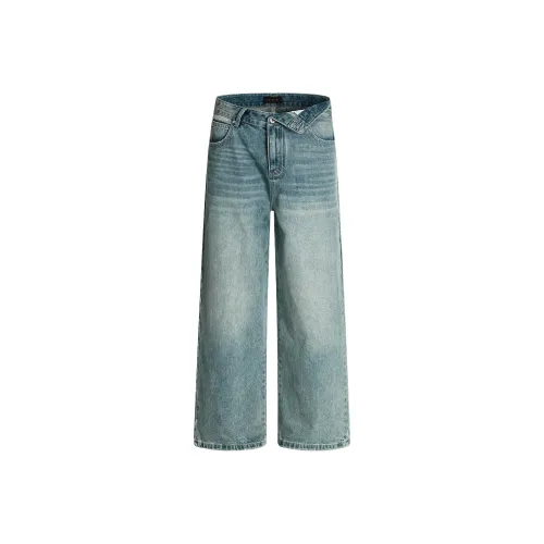 MR BENSE Небесный Синий Унисекс Джинсы