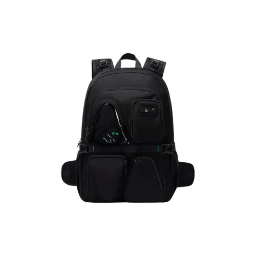 ANTA ПУ (полиуретан) Рюкзак Стандартный Унисекс Основной Черный