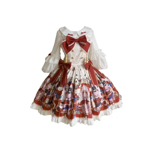 WLEQK Женские Лолита Платья