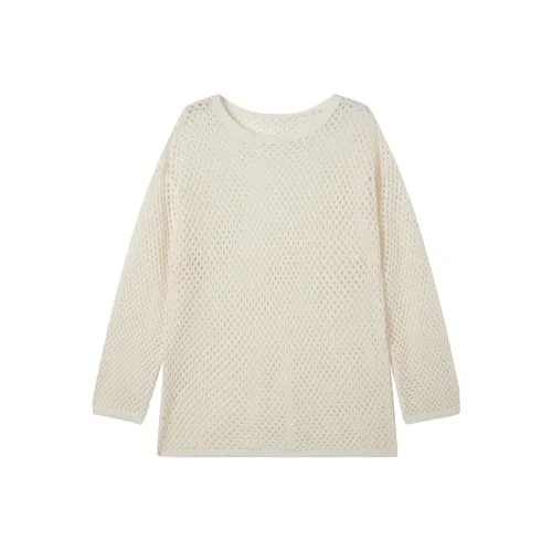 GJ HJ Элегантный Белый Женский Трикотаж