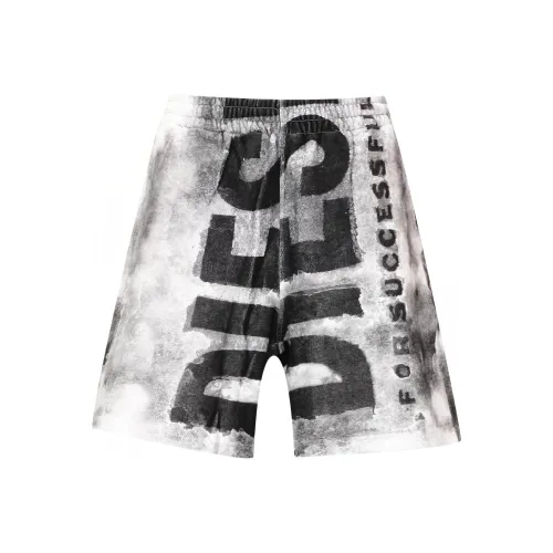 DIESEL Черные Мужские Повседневные Шорты