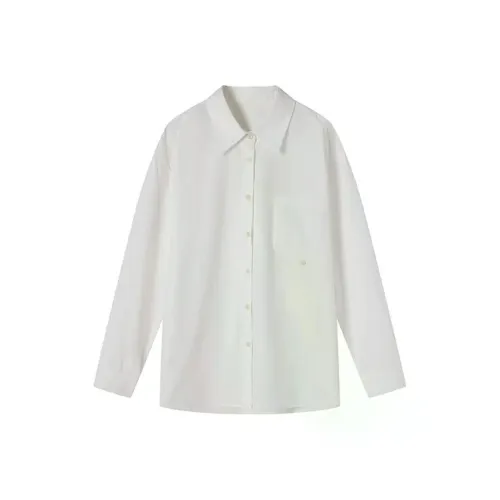 GJ HJ Классические Белые Женские Рубашки