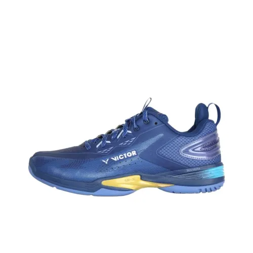 VICTOR A970NL Амортизаторы Slip-resistant и устойчивые к истиранию Низкий топ Обувь для бадминтона Унисекс Синий