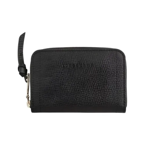 LONGCHAMP Mailbo Зернистая кожа коровы Кошелек Женские Черный