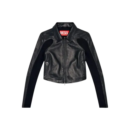 DIESEL FW24 Куртки и Пальто Женские Черный