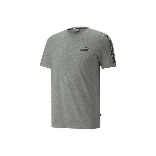 PUMA Porsche Legacy T-Shirt ESSENTIALS+ TAPE Homme T-Shirt Мужской Серый