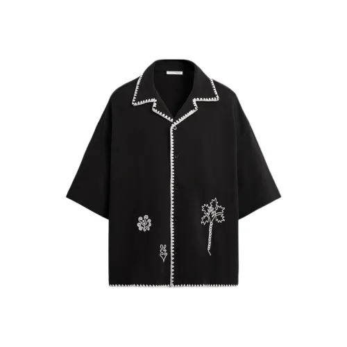 ZARA Мужские черные рубашки