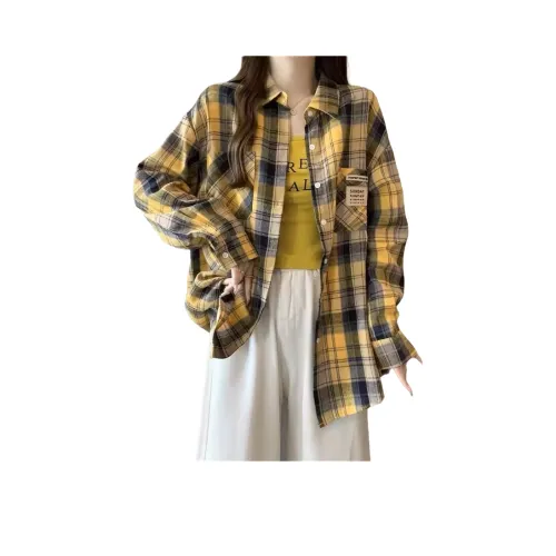 TAOKK Желтая Унисекс Рубашка