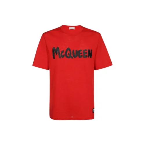 Alexander McQueen Рубашка Мужская Красная