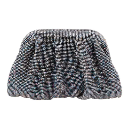 BENEDETTA BRUZZICHES Rhinestone Clutch Regular Women's Gray BENEDETTA BRUZZICHES Rhinestone Clutch Стандартный Женский Серый