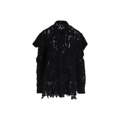 Yohji Yamamoto Черные Женские Рубашки