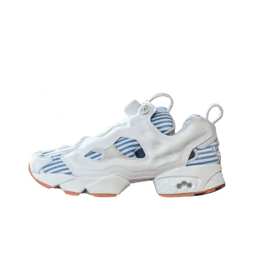 Reebok Instapump Fury Low Топ Повседневная обувь Унисекс Белый Синий