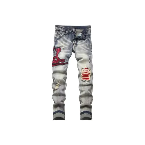 UPWARD LAB Blue Unisex Jeans