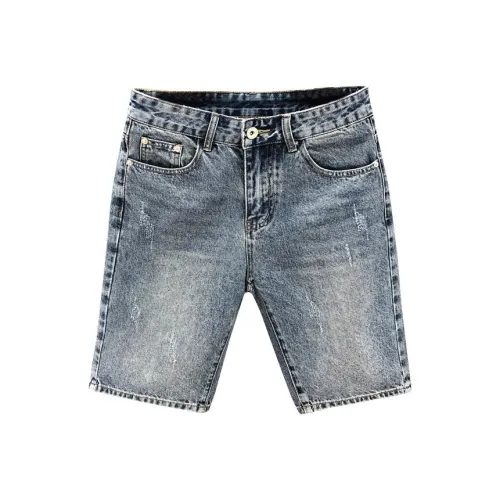 APBM Blue Unisex Джинсовые шорты