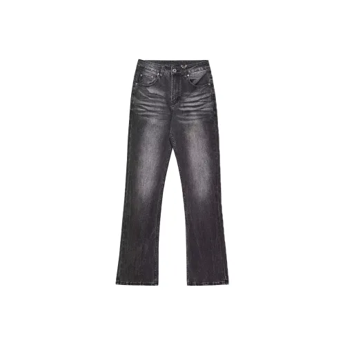 PAINT STAIN Черный Унисекс Джинсы