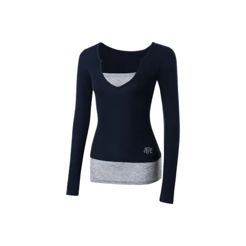 FOASIS Темно-синие женские футболки T