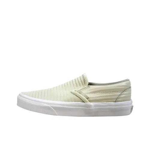 Vans CLASSIC Slip-On Скейтборд Кроссовки Мужские Светло-Желтые