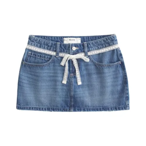 Hollister Джинсовые короткие юбки Женские