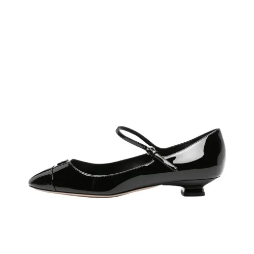 MIU MIU Mary Jane Shoes Женские Черные