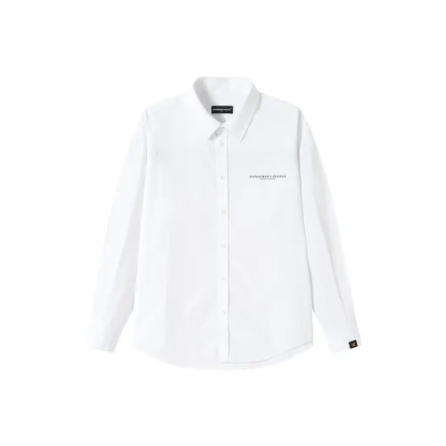 DANGEROUSPEOPLE Белый Унисекс Рубашки