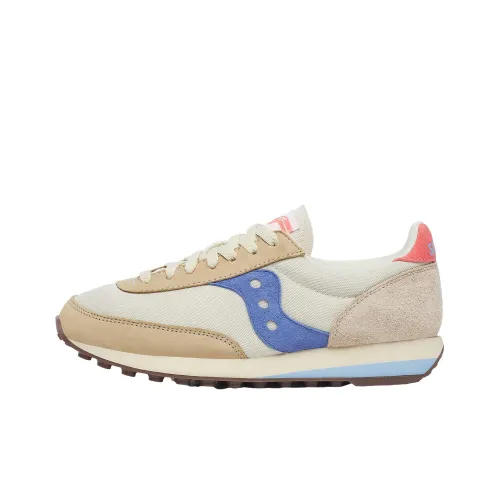 Saucony Trainer 80 Амортизация Дышащий Поддерживающие Беговые кроссовки Женские Бежево-коричневый