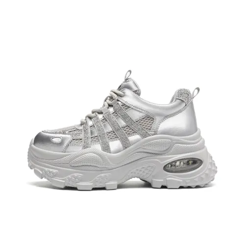 ZHR Гипсофила Амортизация Устойчивый к истиранию Легкий Низкий Топ Кроссовки с толстой подошвой Женские