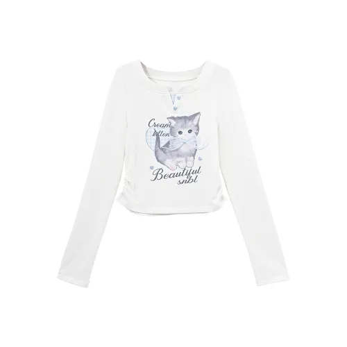 SNBL Белые Женские T-рубашки