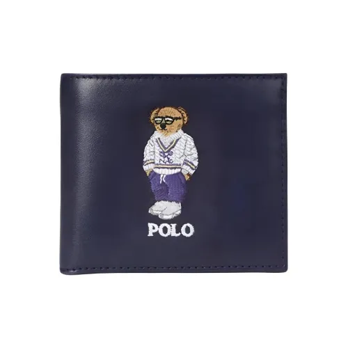 Polo Ralph Lauren Кошелек из коровьей кожи мужской синий