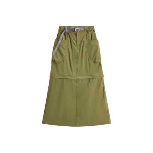 Феникс Moss Green Женская Повседневная Длинная Юбка