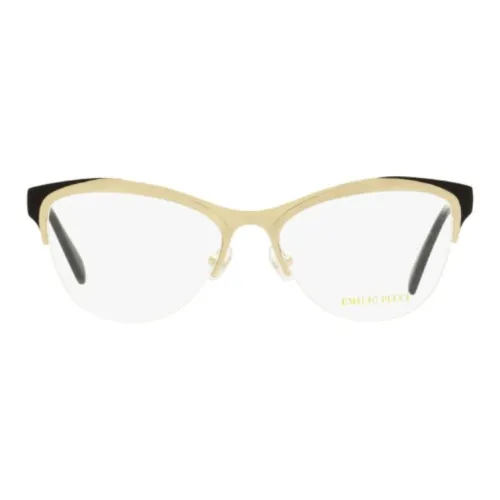 EMILIO PUCCI Металл Кошачий глаз Оправы для очков Женские Многоцветный