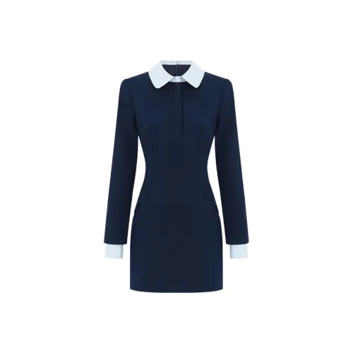 BELOVED STARRY Длинное платье с длинными рукавами женское