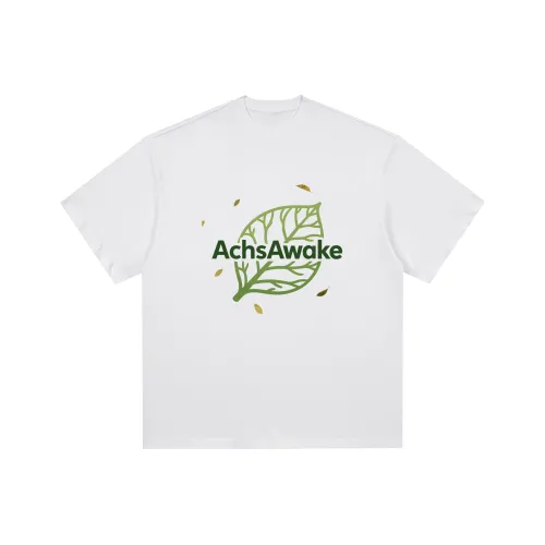 ACHS AWAKE Белый Унисекс T-рубашки