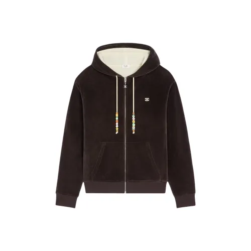 Celine Коричневый Мужской Свитшот