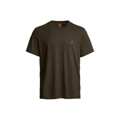 PARAJUMPERS Deep Moss Green Мужская T-рубашка